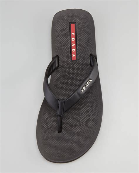 designer prada flip flops.